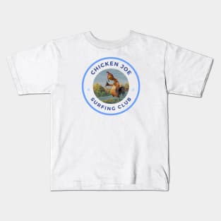 blue chicken  jo surfing club Kids T-Shirt